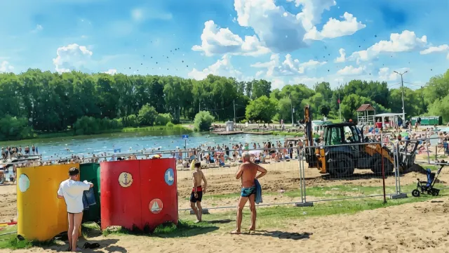 Белоусовский парк берёт старт. Пляж вырастет в 2,5 раза!